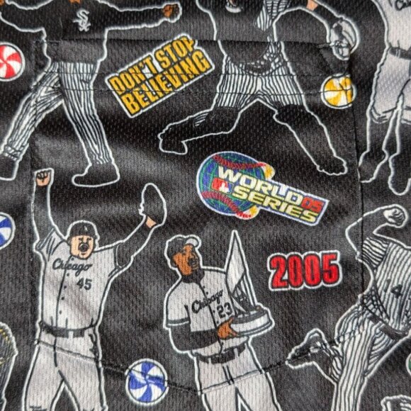 Chicago White Sox SGA Shirt 2005 World Series Anniversary Hawaiian Bowling XL - Picture 4 of 6